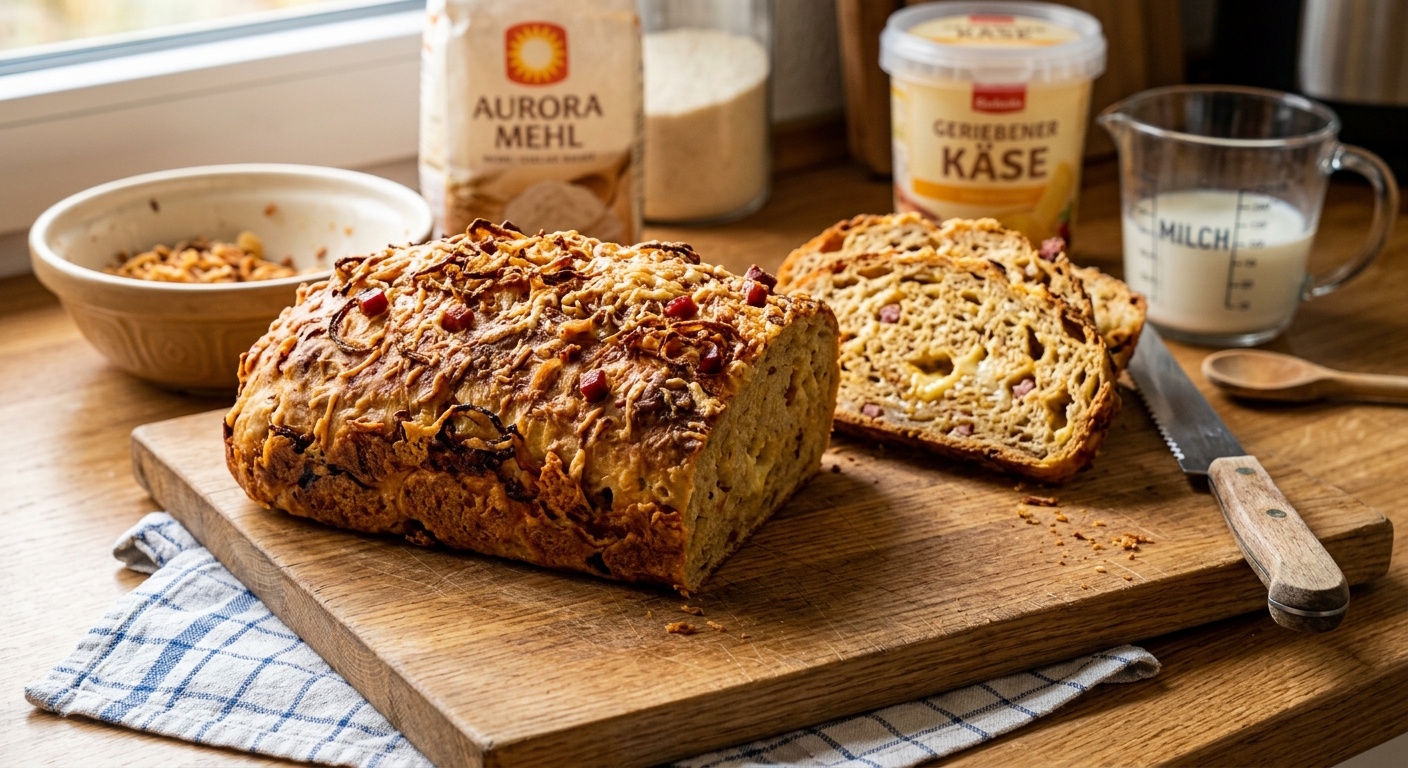 Käsebrot mit Röstzwiebeln